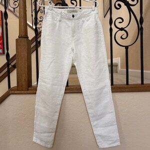 Joe's Linen White Pant - EUC